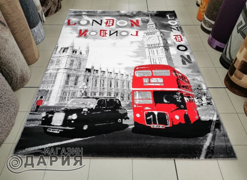 Тъкан килим Popart 4291 London